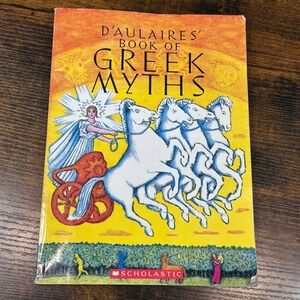 Book D'Aulaires' Book of Greek Myths Scholastic Illustrated Mythology Homeschool